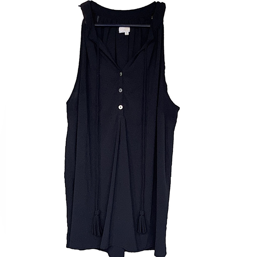 Mud Pie Sleeveless Tunic w/ Tassles